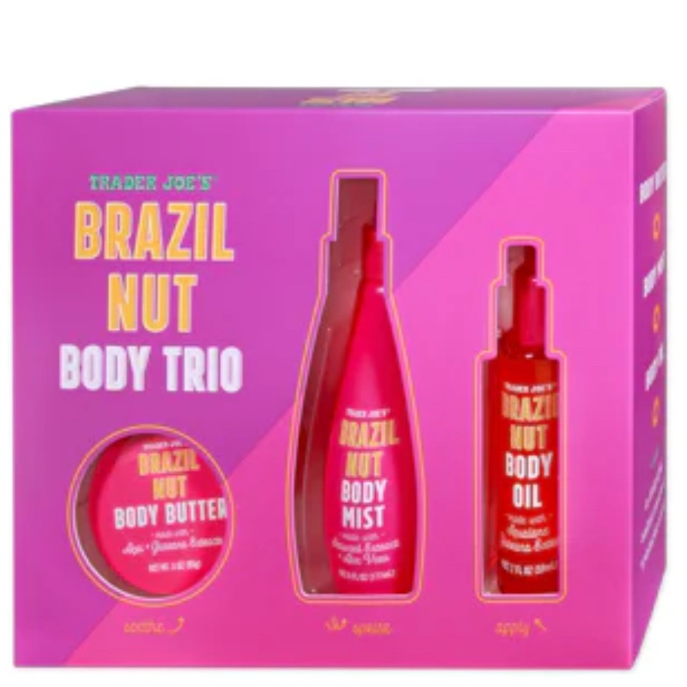 Trader Joe’s Brazil Nut Body Trio